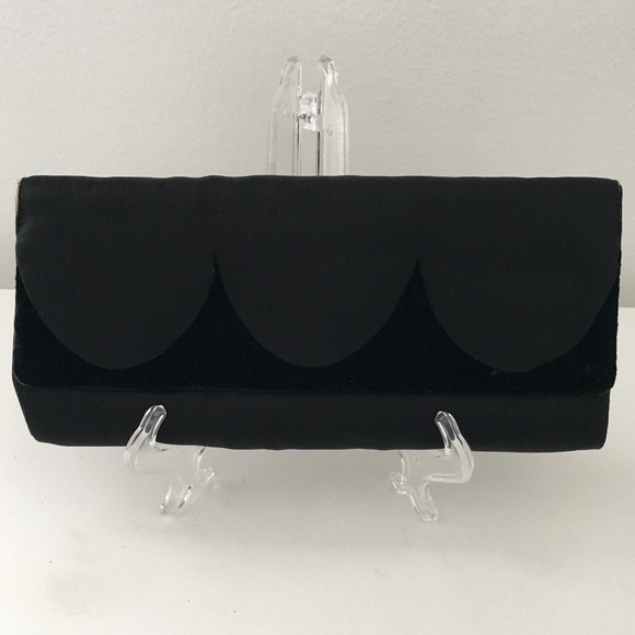 Vintage 1960's Gucci satin & velvet clutch - Picture 1 of 8